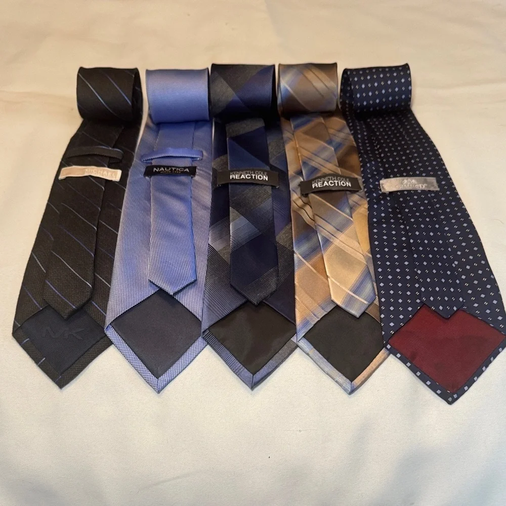 Michael Kors & more Men's Tie Collection - Blue and Tan Hues